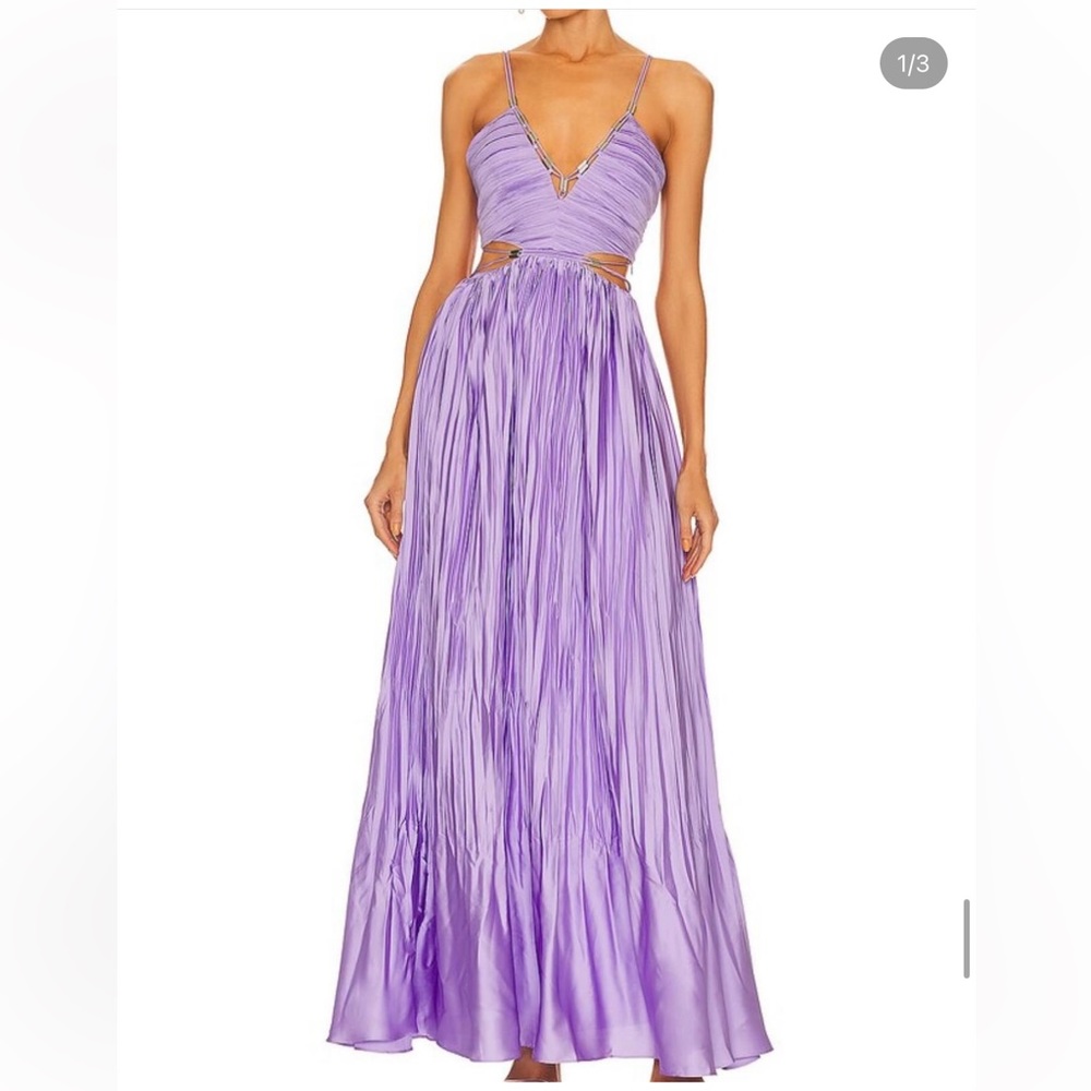Jonathan Simkhai Purple Maxi Prom Dress